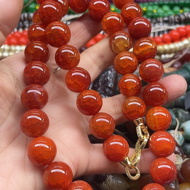 爱***生玛瑙/玉髓未镶嵌颈饰