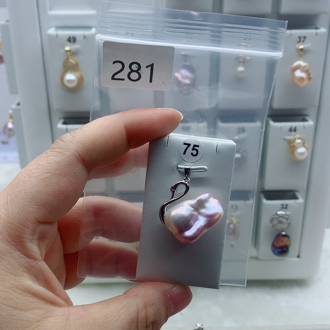 吊坠(不含链)合金淡水珍珠