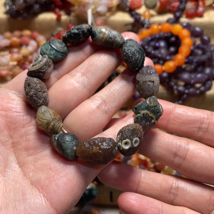 玛瑙/玉髓合金手链