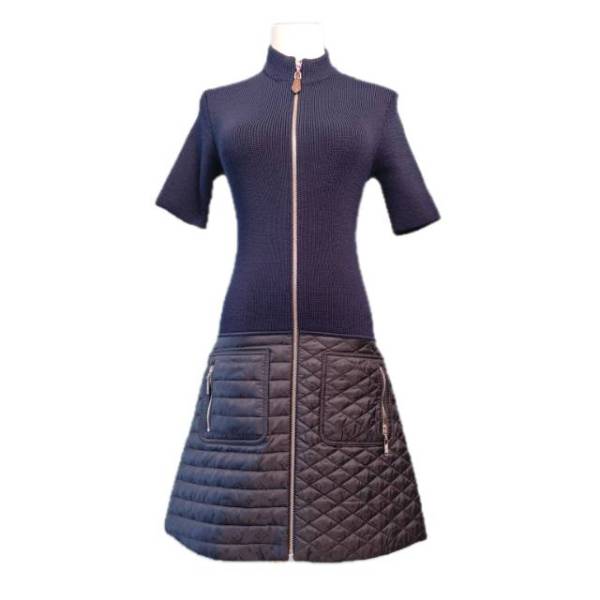 妃鱼/路易威登/丝缎、羊毛、亮片/连衣裙/95新/M1/21