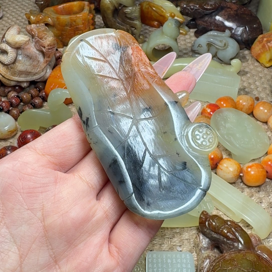 白玉菩提吊坠挂件