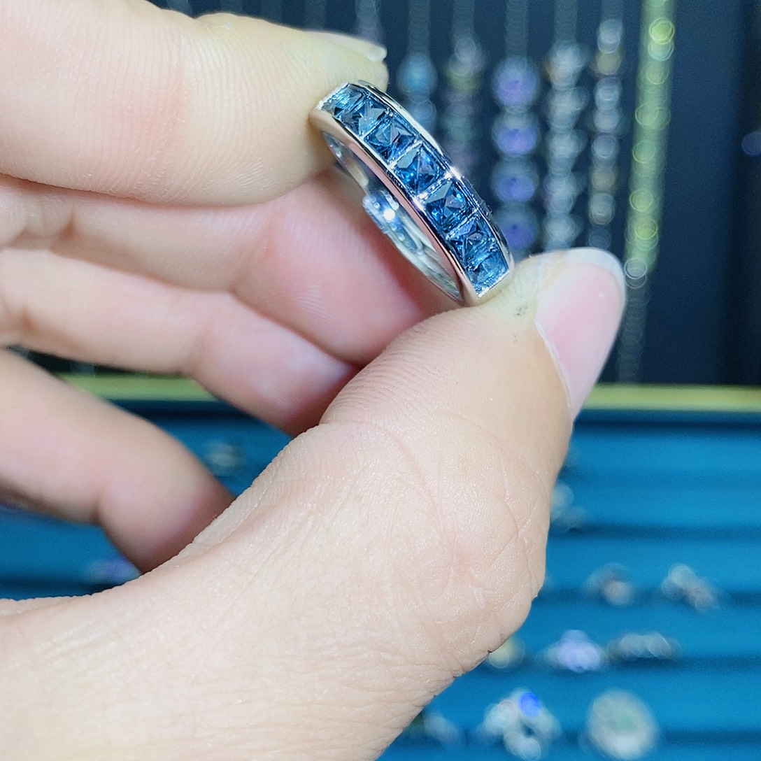 紫晶珠宝半成品银S925镶嵌