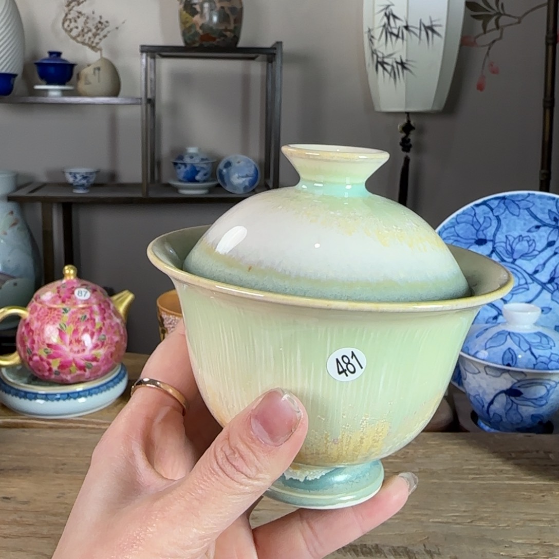 杯景德镇陶瓷柴烧多人