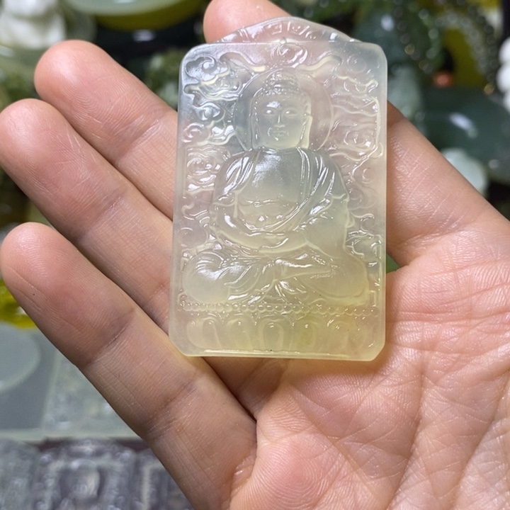 岫玉岫玉挂件未镶嵌泽***约