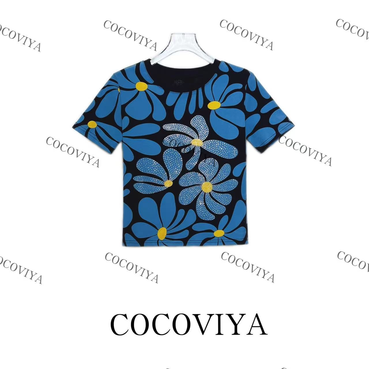 【CC】COCOVIYA 设计感春夏打底时尚百搭休闲上衣26C-245