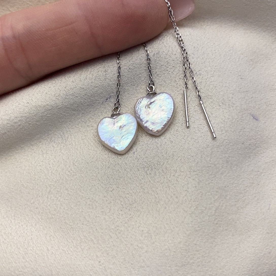 【闪购商品】淡水珍珠耳饰银S925镶嵌29