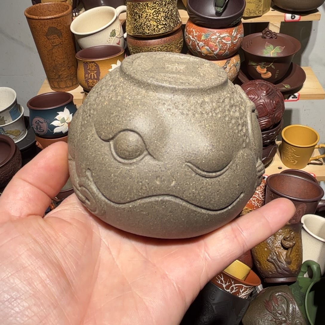 紫砂茶杯宜兴紫砂主人杯