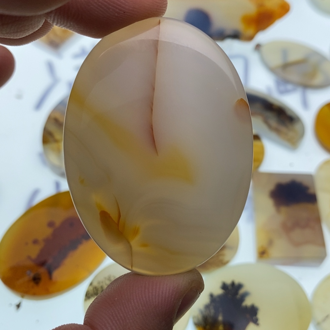 玛瑙/玉髓牌子足银镀金镶嵌