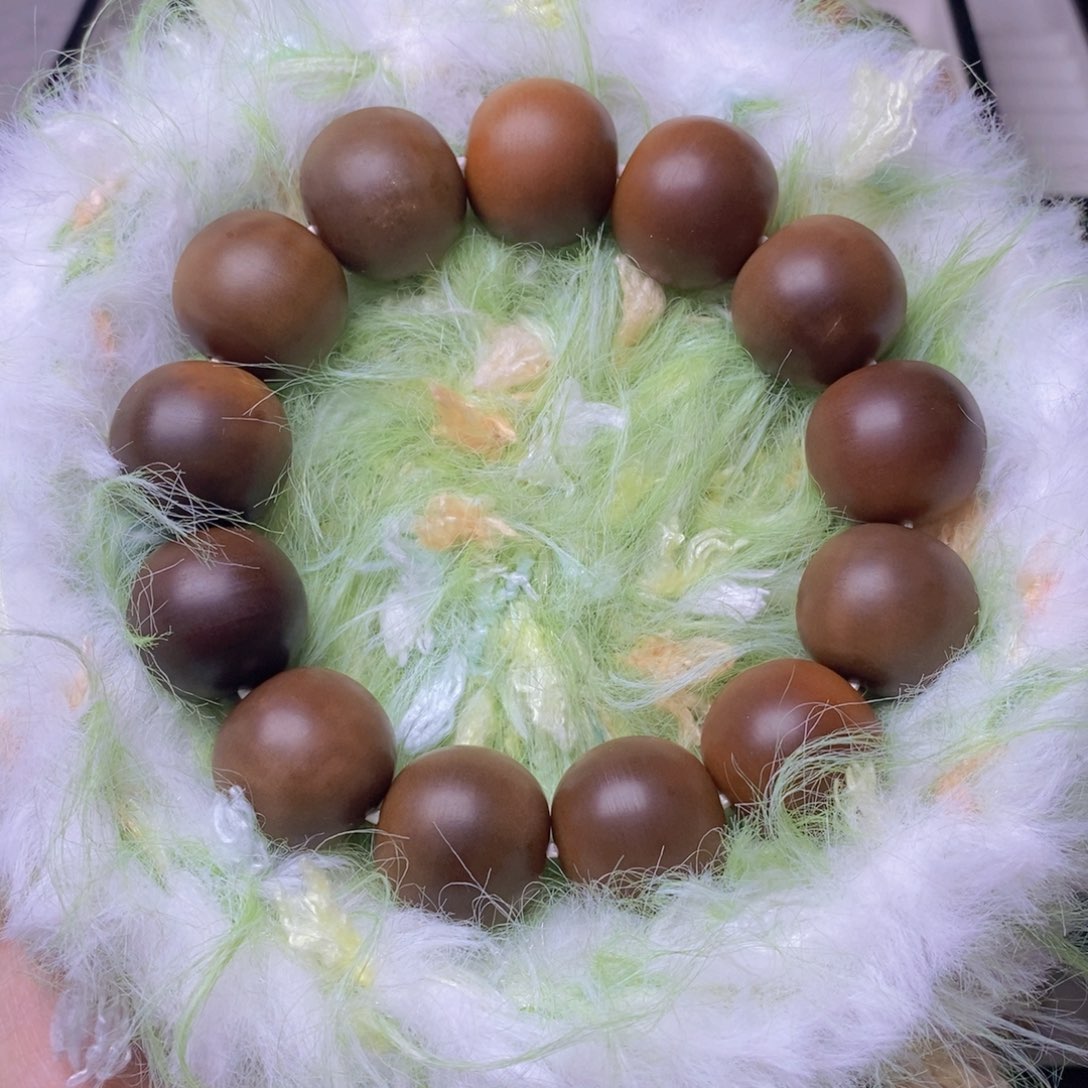 菩提根/象牙果手串卡22 中大瑕 不退换