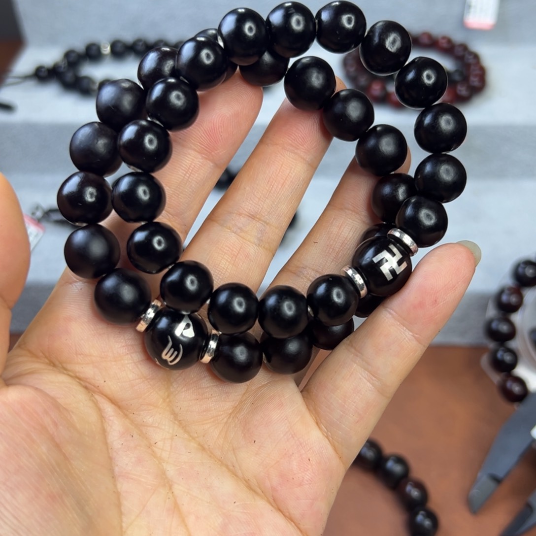 门*极致款卡12和12.5毫米银管➕六字➕万字两串