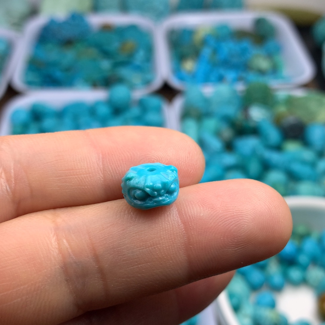 绿松石未镶嵌吊坠(不含链)