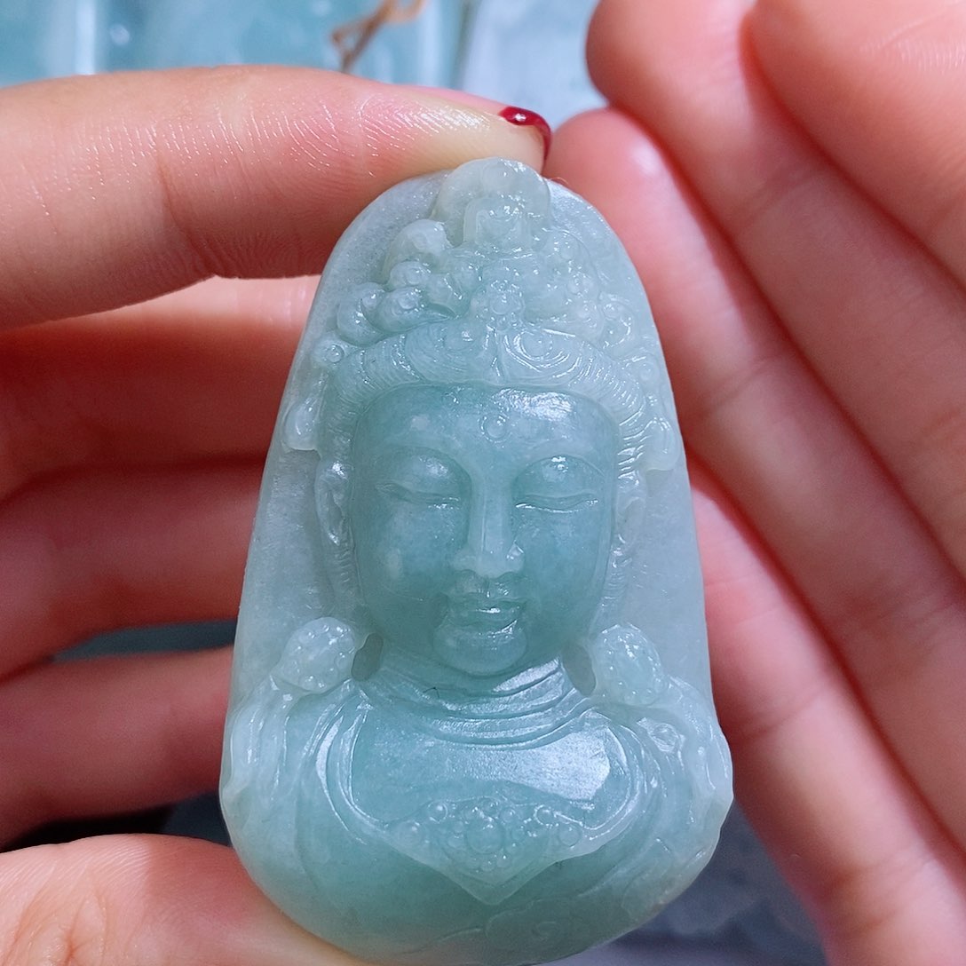 定制翡翠未镶嵌毛货不支持退货下单需确认抛光