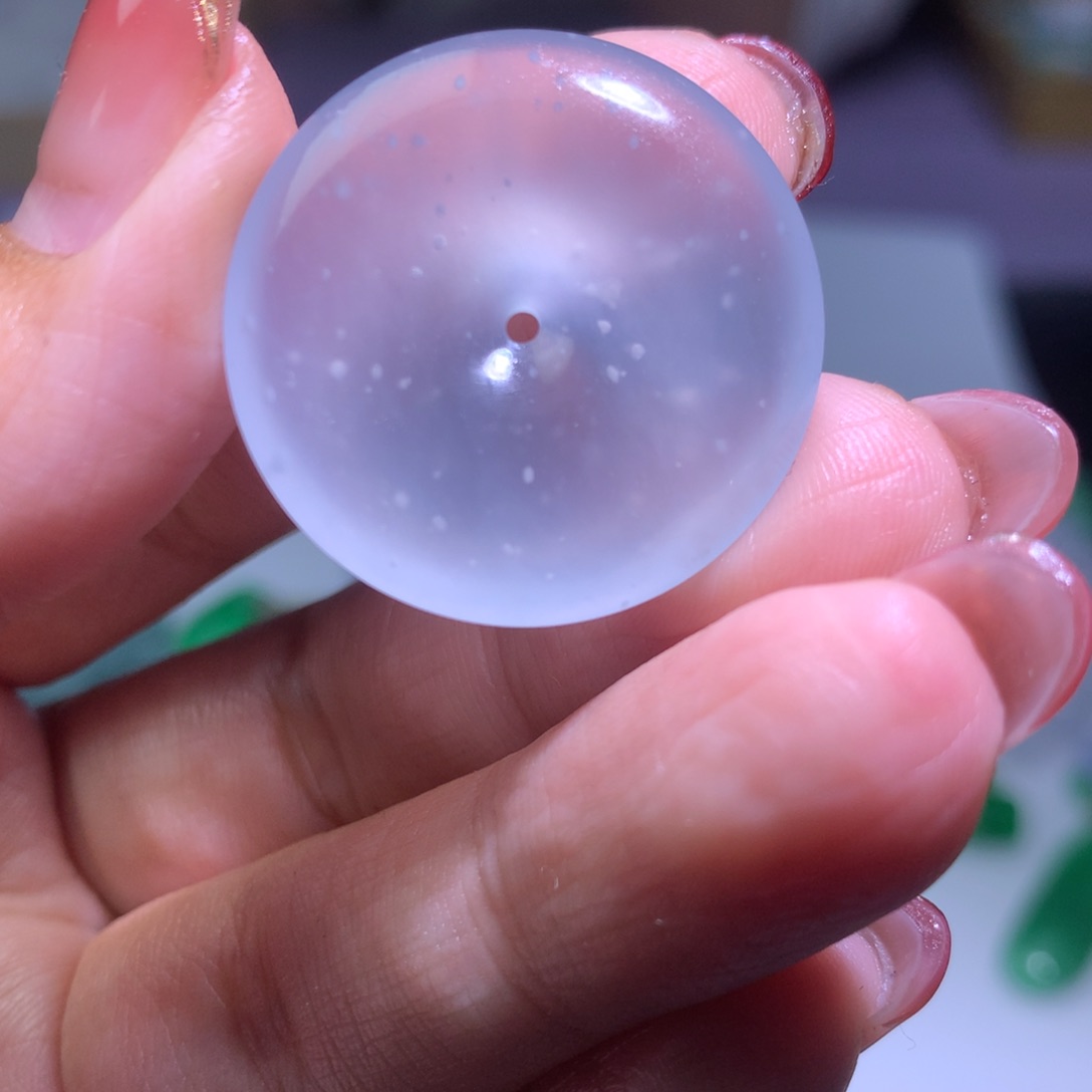 定制翡翠未镶嵌汤**贝毛货