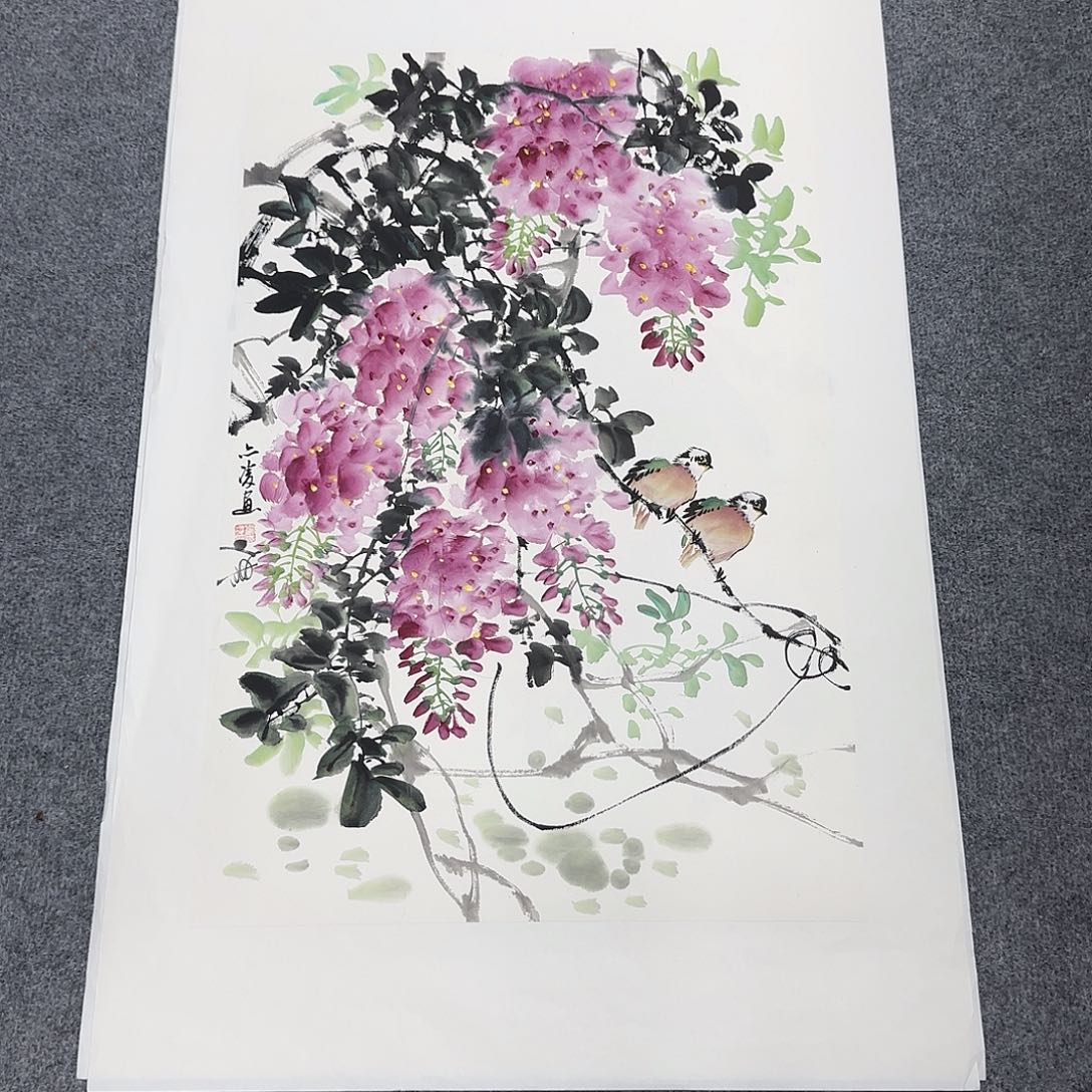 国画68*45纯手绘刘亦凌