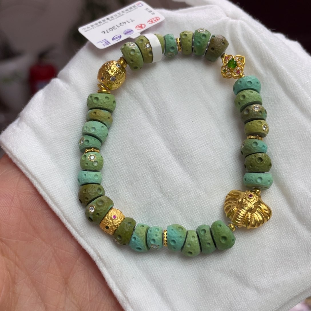 绿松石手链银S925镶嵌
