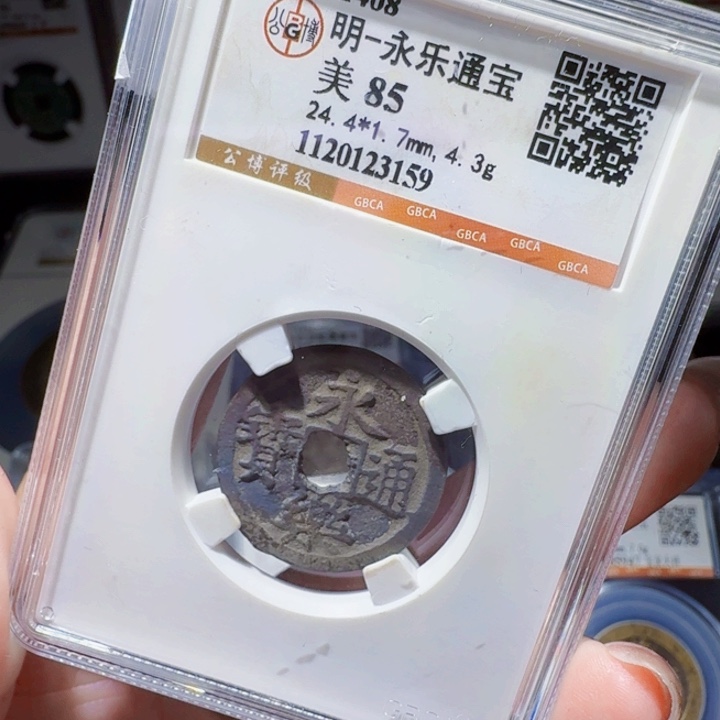 铜DX 评级币一个。3159