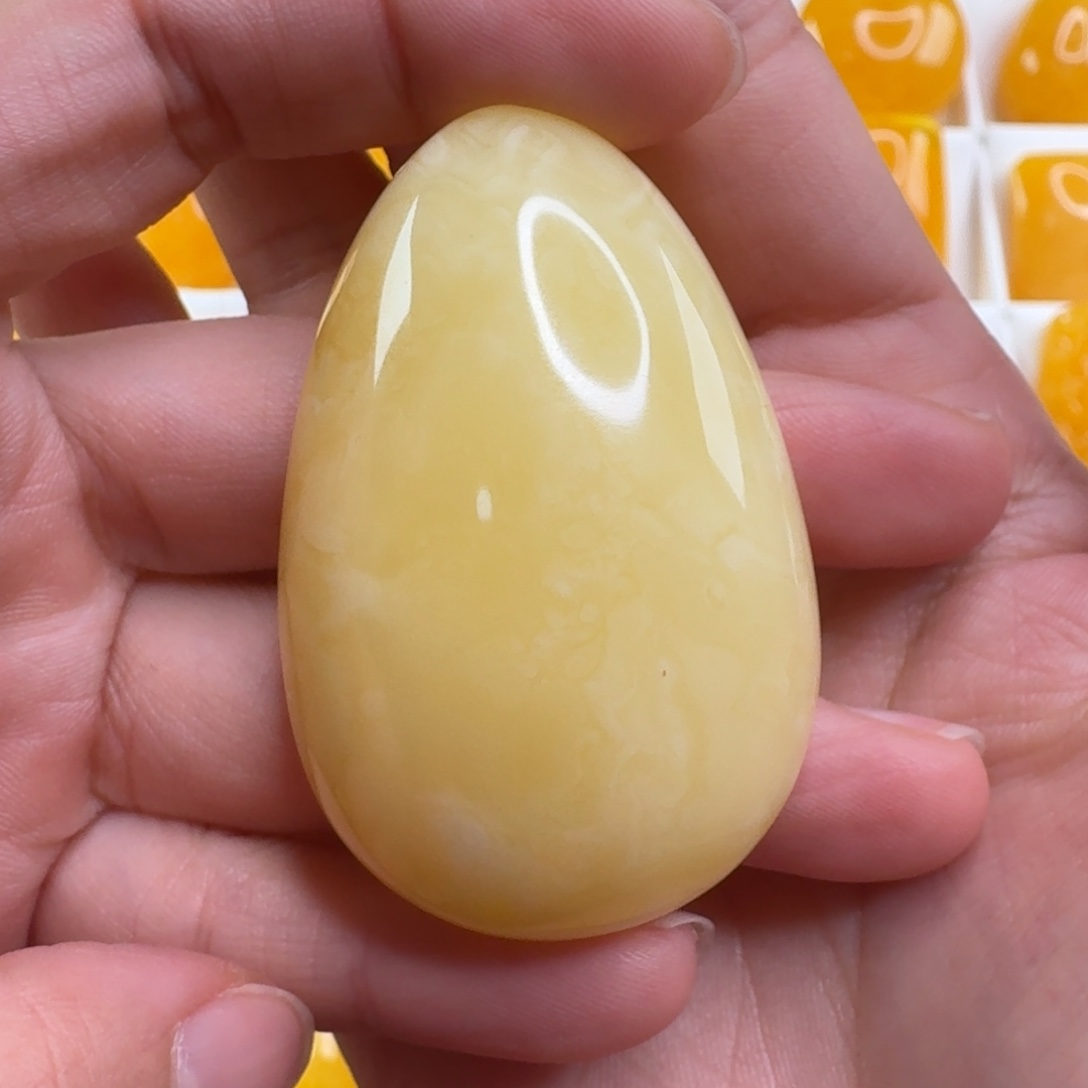 蜜蜡毛衣链未镶嵌