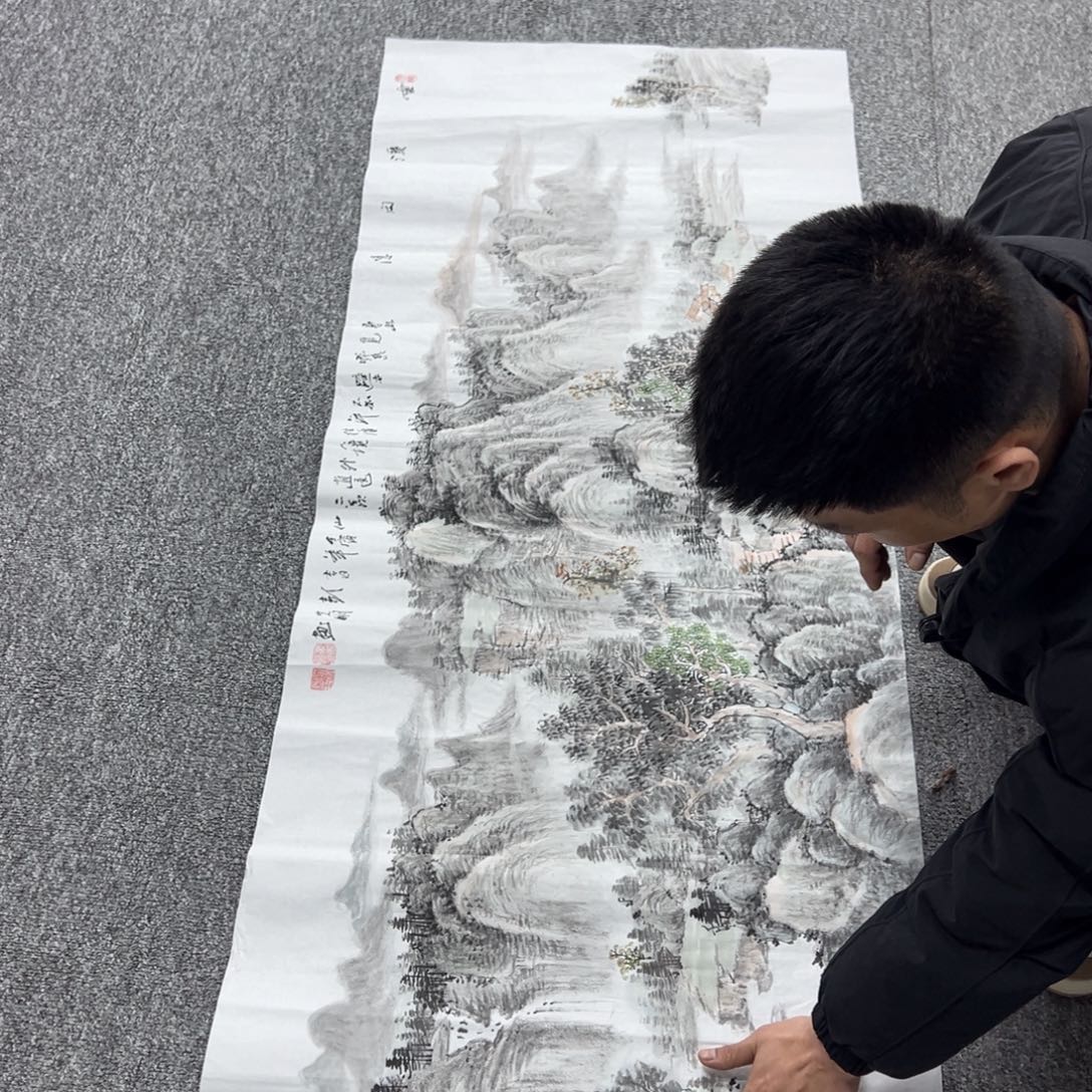 国画纯手绘字画宣纸