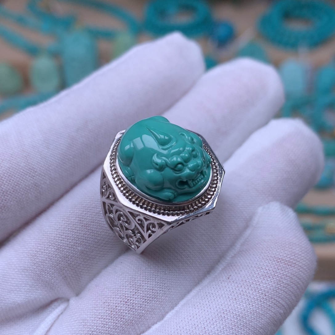 绿松石精品配饰未镶嵌