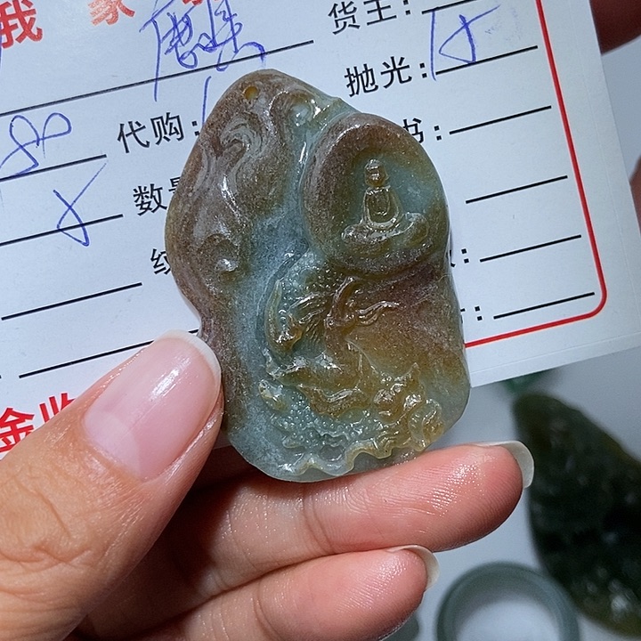 未镶嵌定制翡翠麒*麟