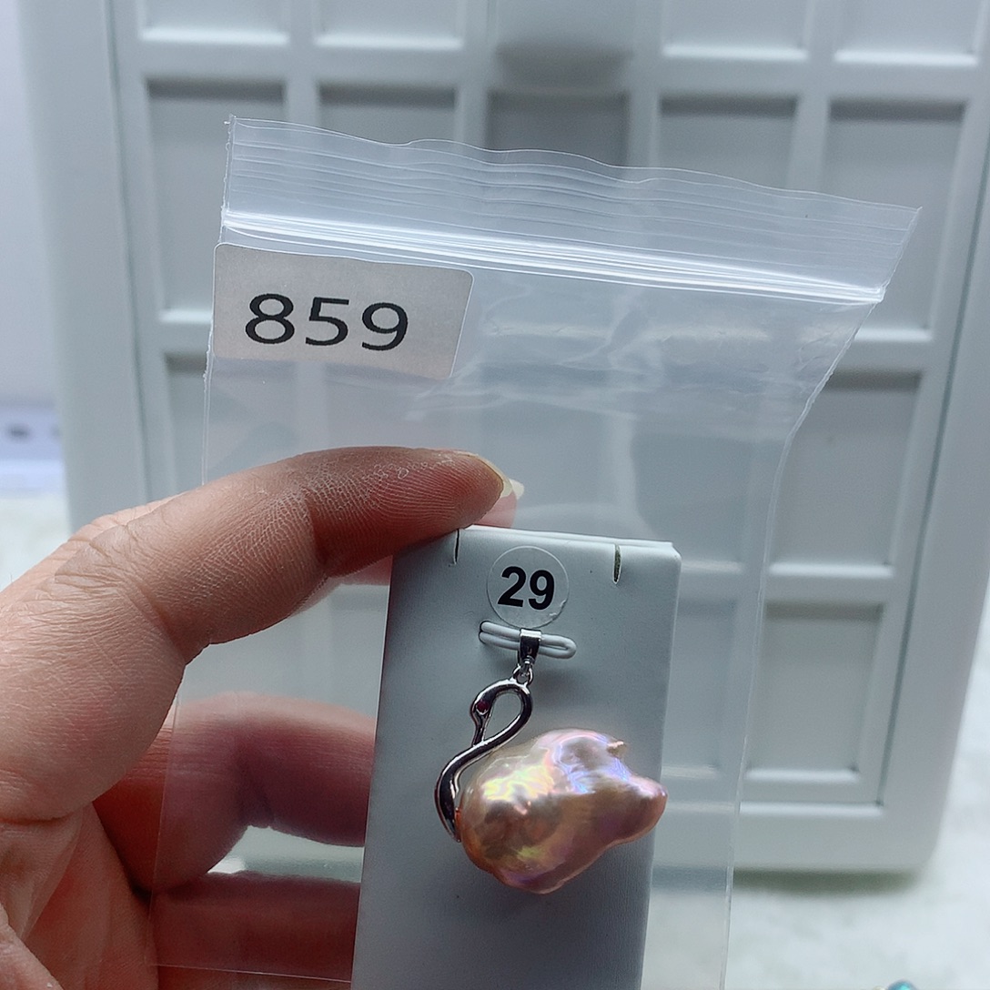 淡水珍珠合金吊坠(不含链)