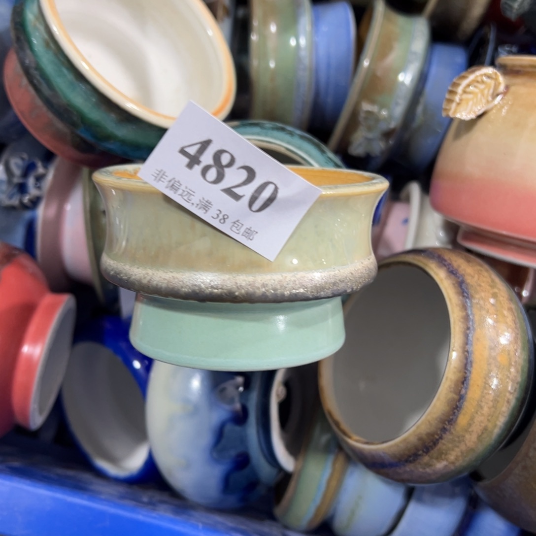 红陶景德镇手工花盆