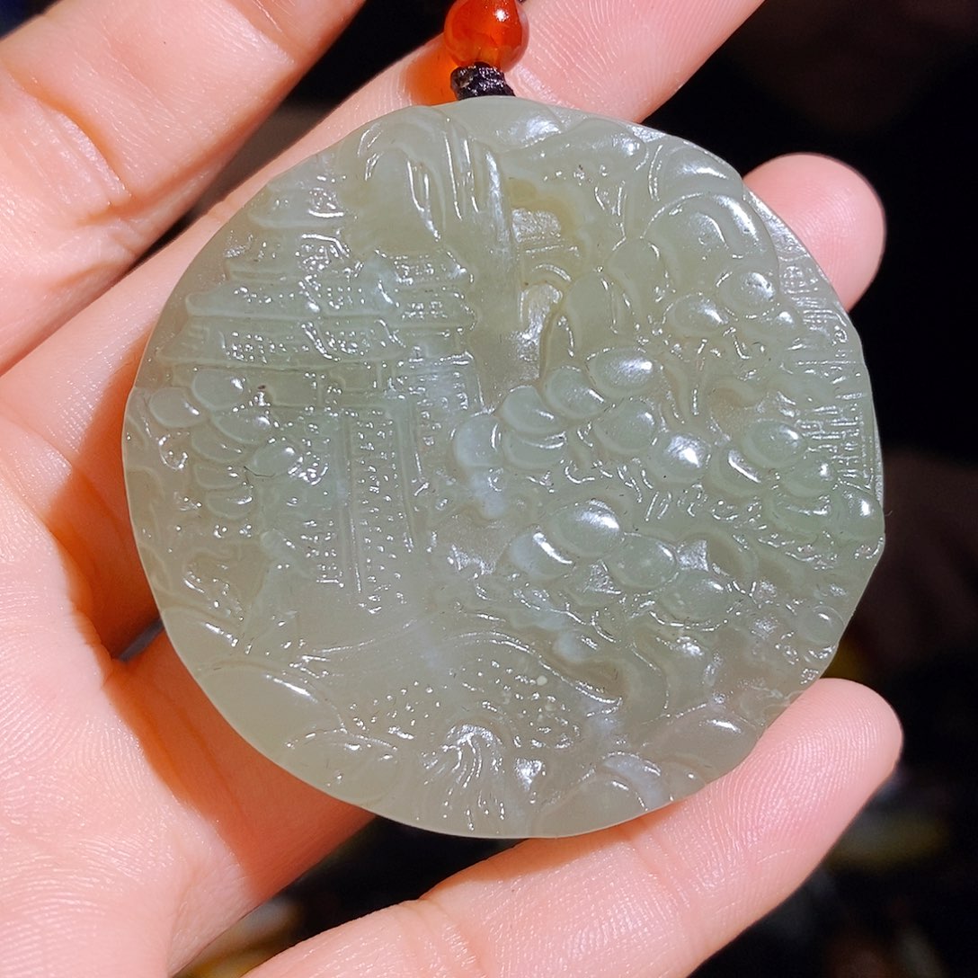 和田玉颈饰未镶嵌