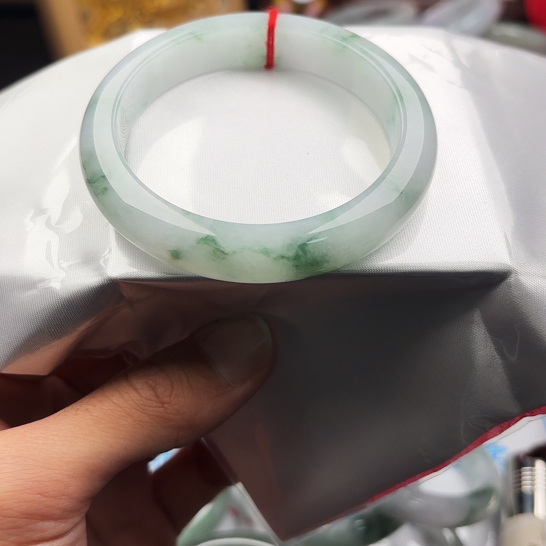 翡翠未镶嵌手镯5859 102