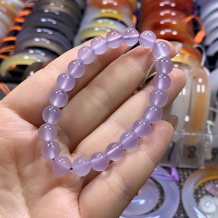 可***芯玛瑙/玉髓未镶嵌手串