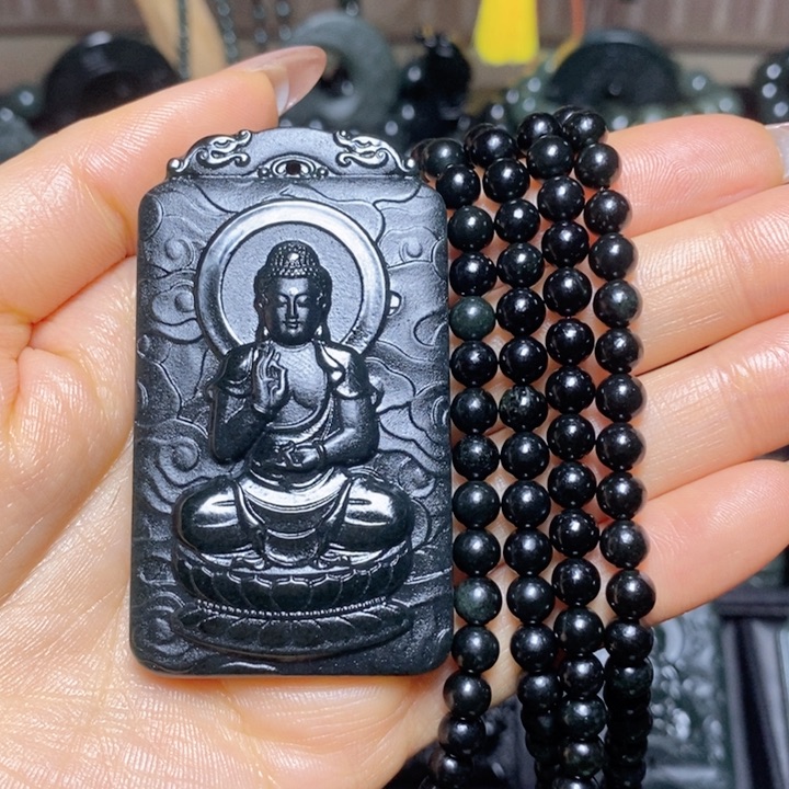 和田玉（青玉）颈饰未镶嵌贰***哥