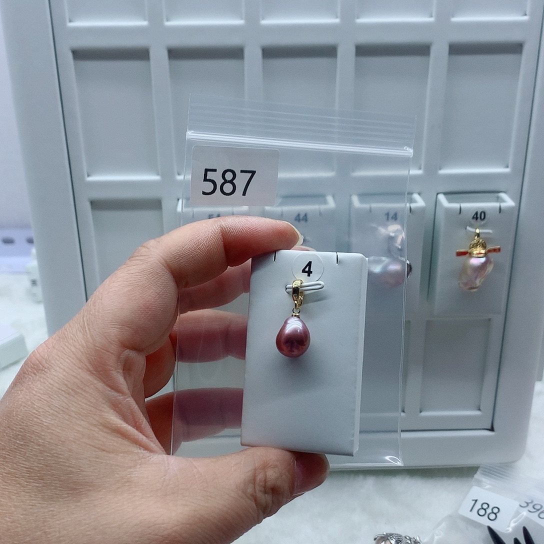 淡水珍珠吊坠(不含链)合金