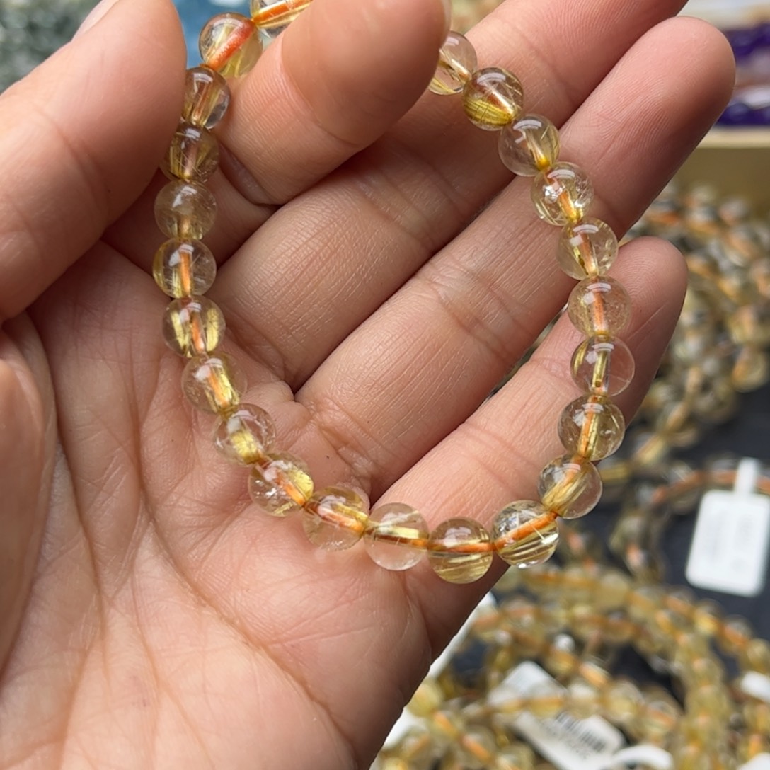 水晶手链未镶嵌深*天然