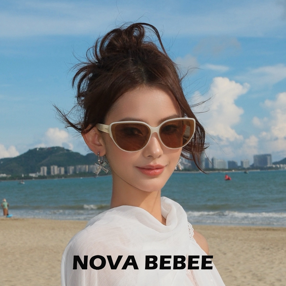 NOVA BEBEE猫眼偏光太阳镜墨镜防晒防紫外线夏季时尚百搭