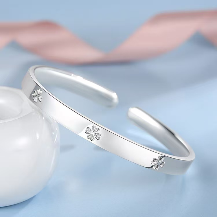 手链 【清仓专属】幸运四叶草开口镯A057