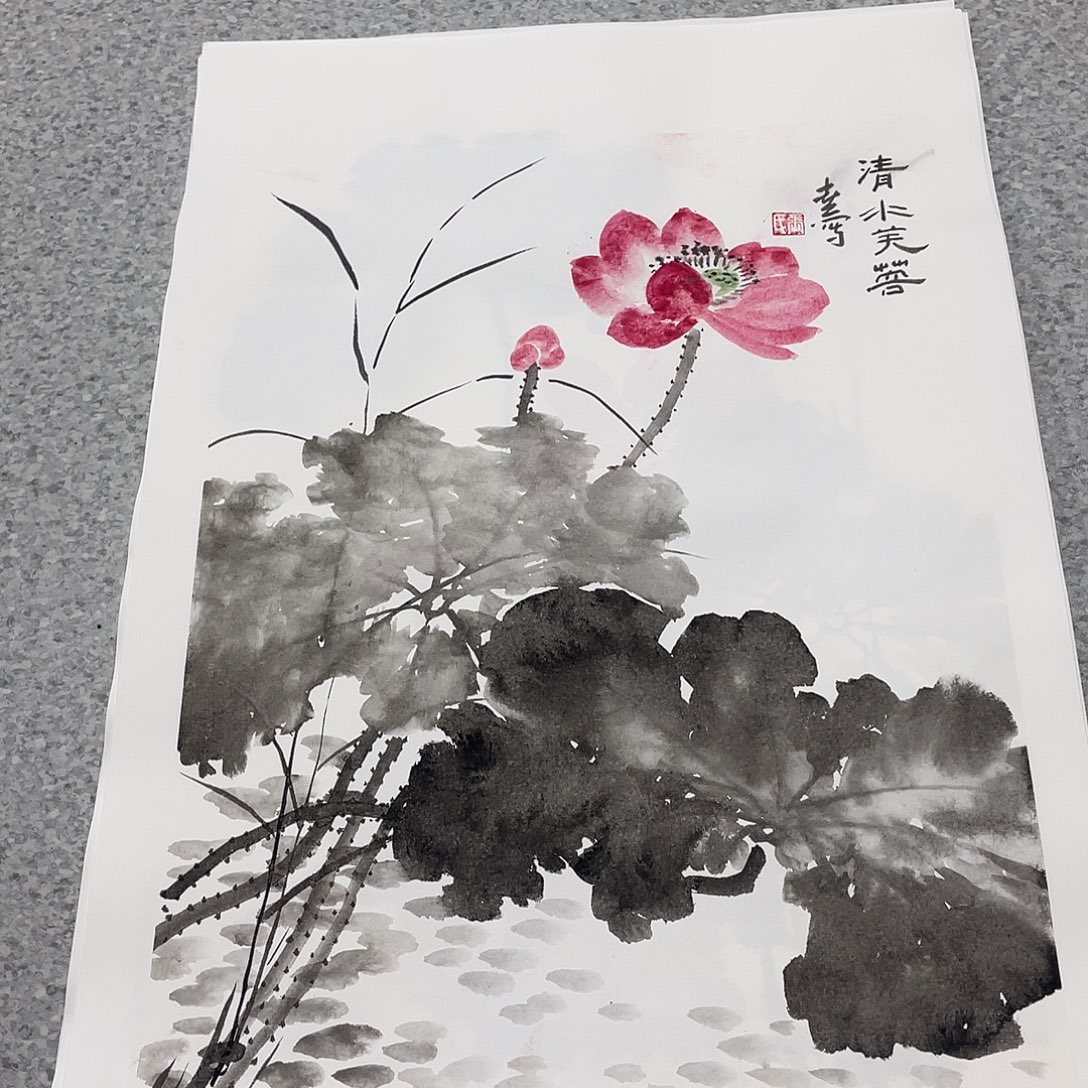 国画1.4平尺国画作品