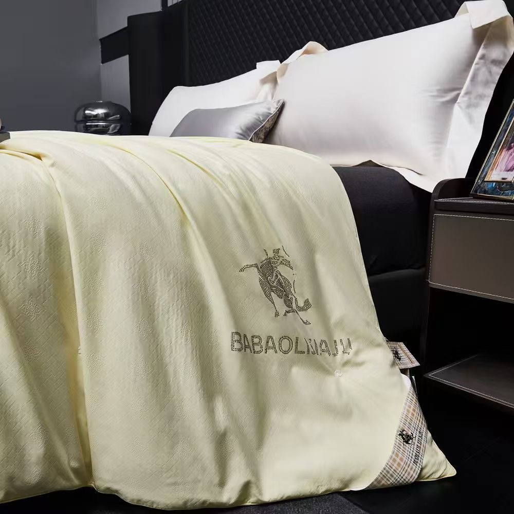 A7斤BABAOLIJIAJU提花黄金蚕丝被