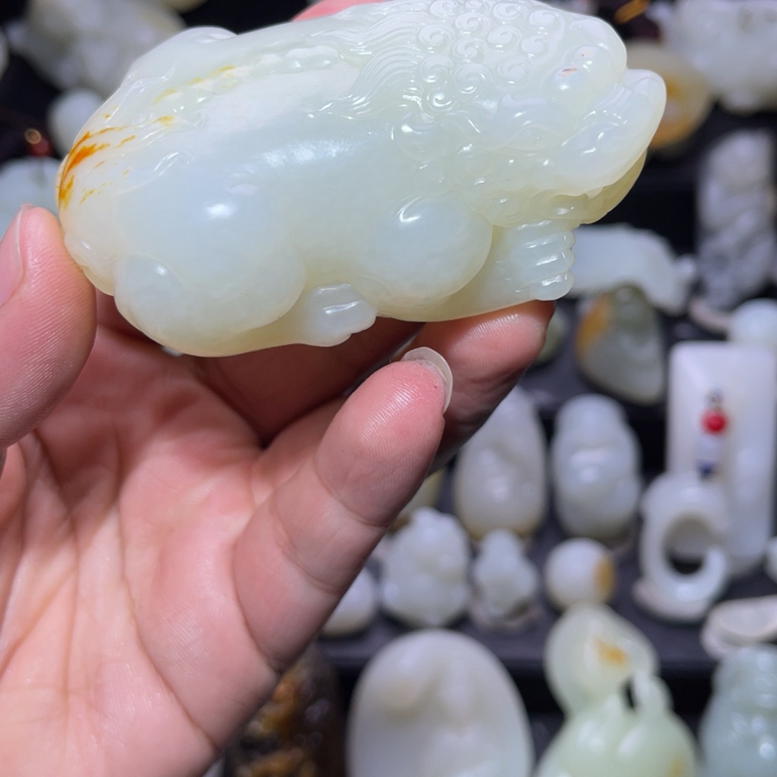 和田玉颈饰未镶嵌兔***g