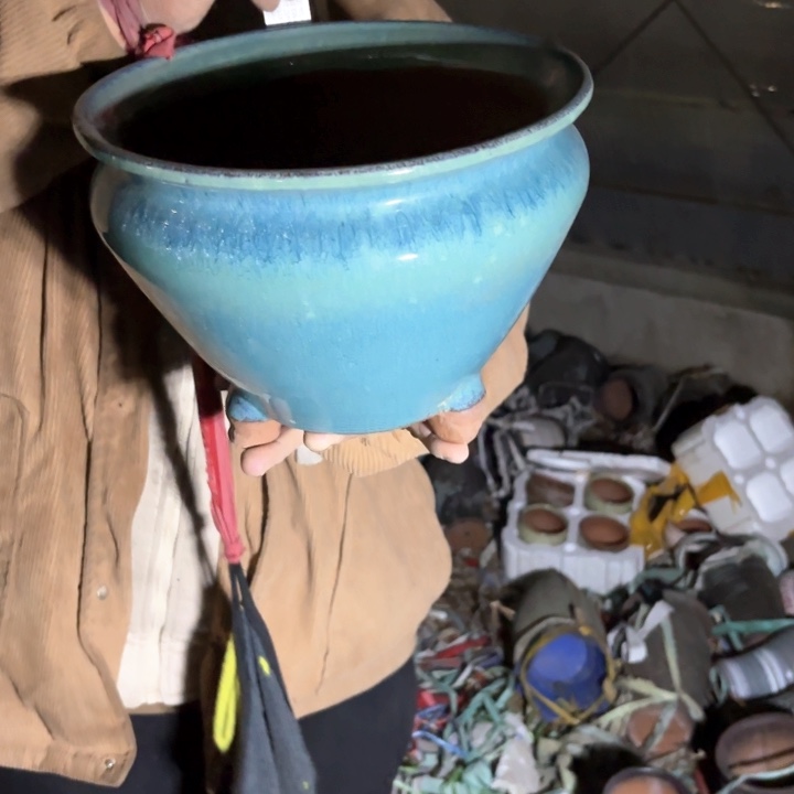 红陶口径 高度 花盆 25 20