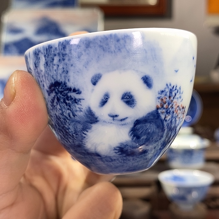 杯景德镇手工手绘陶瓷，高亮兴老师作品