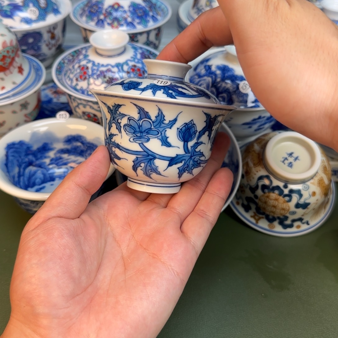 彦祖纯手工手绘茶具119