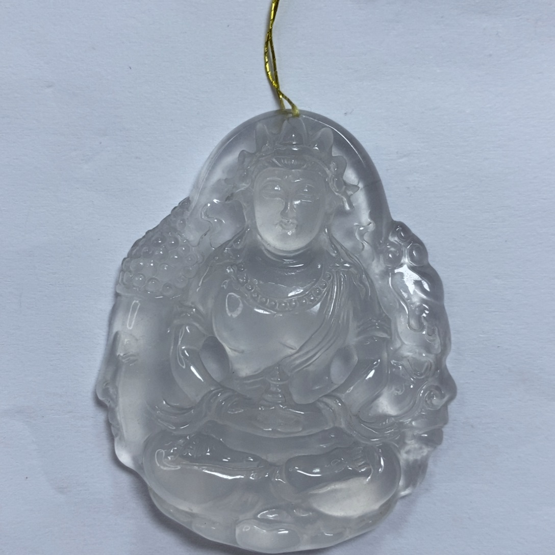 石英质玉佛魔一念未镶嵌孤***冷