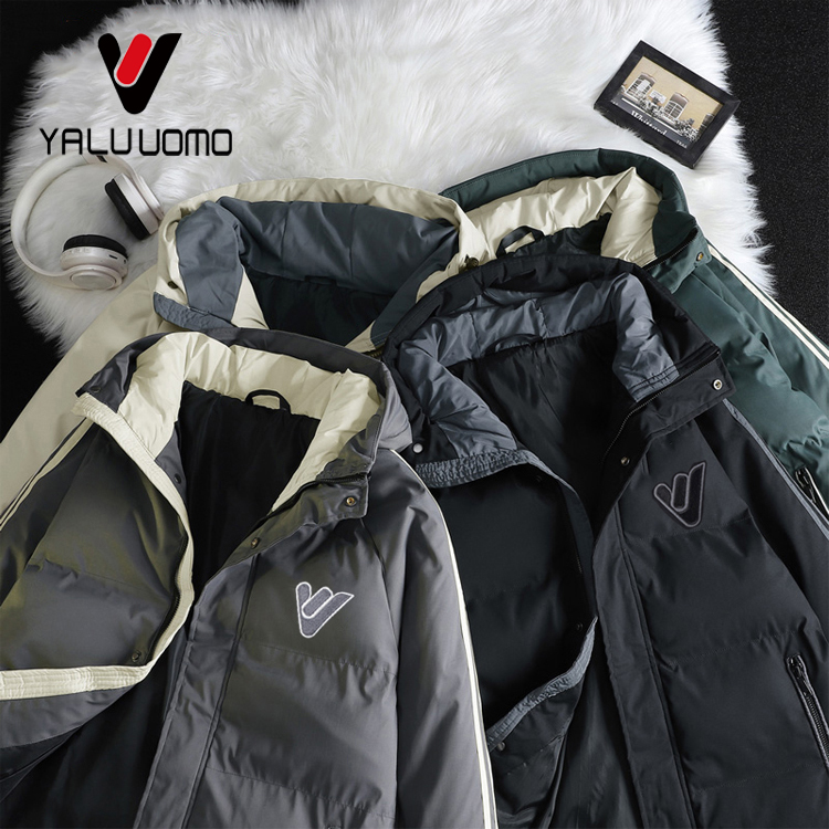 雅鹿男装女装运动休闲棉服宽松冬季连帽款韩版潮保暖防风棉衣外套