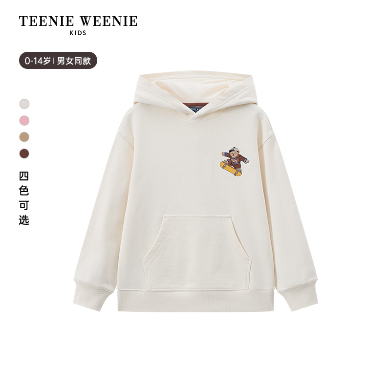 TeenieWeenie Kids小熊童装25年秋季男女童套头卫衣TKMW258C74H