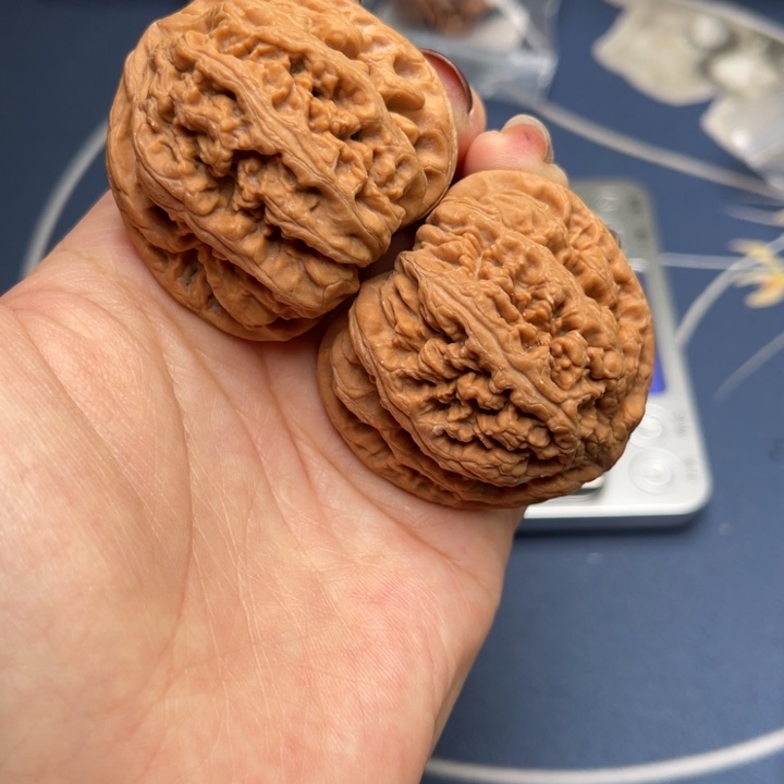 文玩核桃把件粗筋45