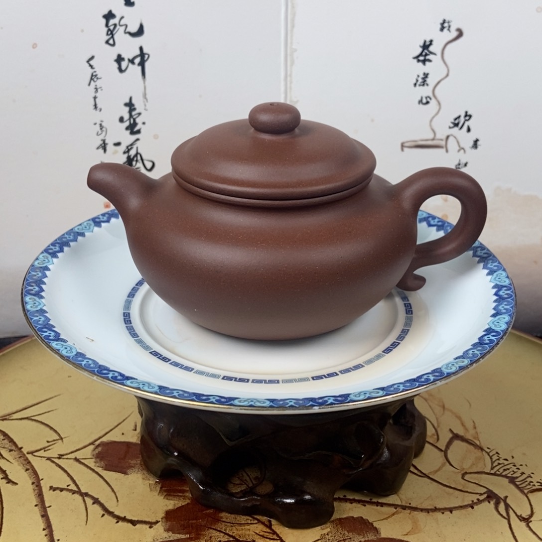 紫砂茶壶底槽清老母亲制作200