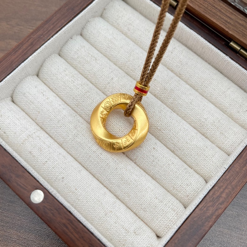 铜合金吊坠 时来运转麻将中发白吊坠项链情侣百搭时尚实心经典