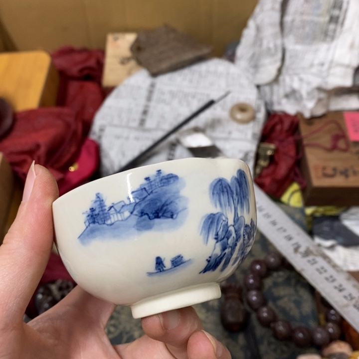 瓷片哈中古工艺品一件