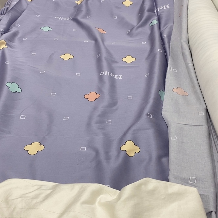 棉高端数码贡缎面料6.6米