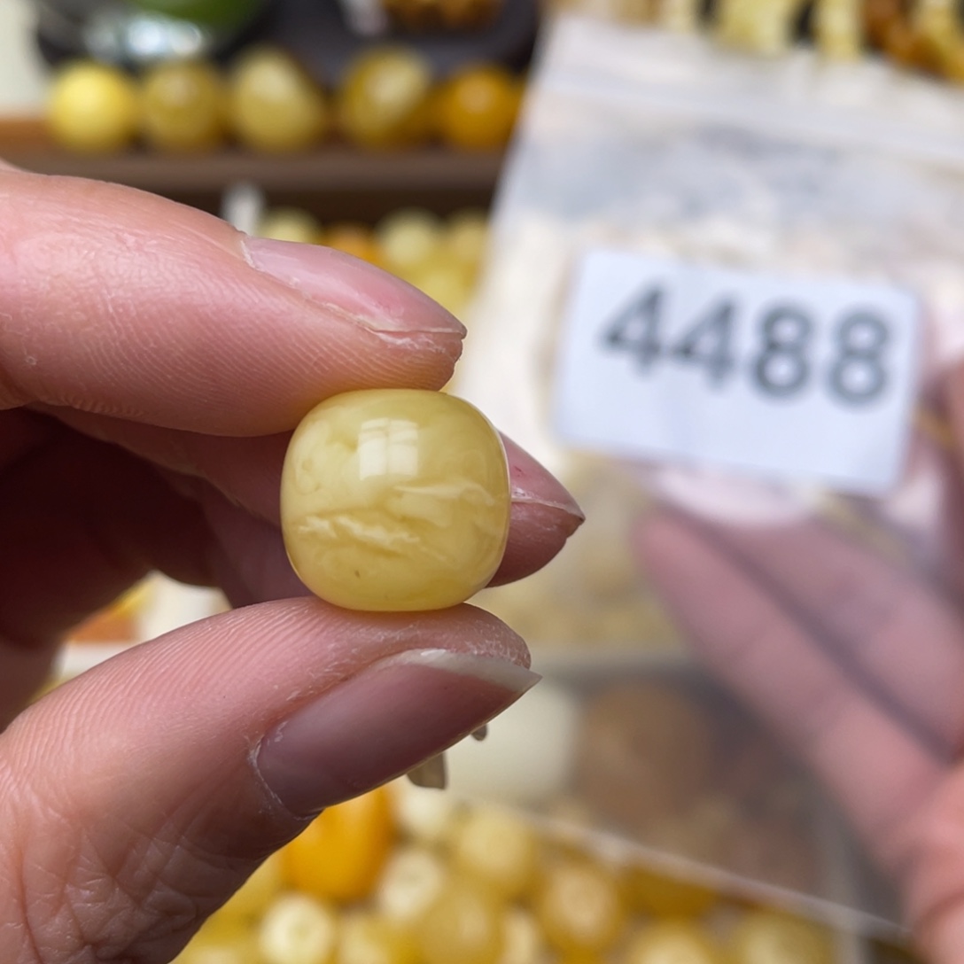 蜜蜡珠宝奇石未镶嵌粉13