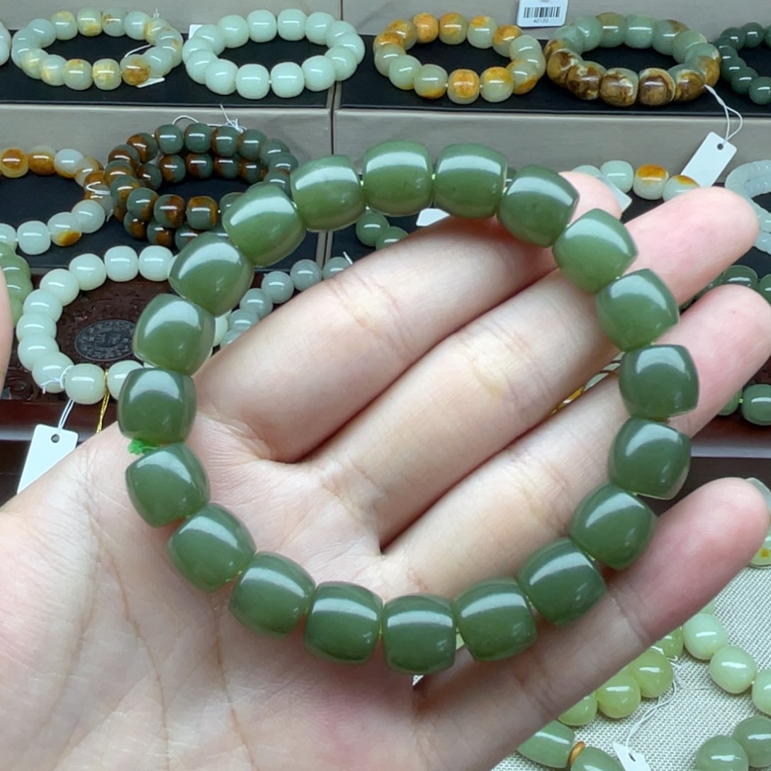 和田玉（糖玉）未镶嵌手链